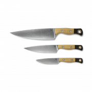 Benchmade Knives Kitchen Cutlery 3-Knife Set 4000-02 Maple Valley CPM-154 Steel