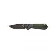 Benchmade Knives Redoubt 430BK Gray/Green Grivory CPM-D2 Steel Pocket Knife