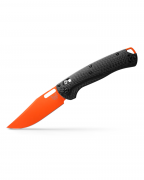 Benchmade Knives Taggedout 15535OR-01 Carbon Fiber Orange MagnaCut Pocket Knife