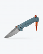 Benchmade Knives Adira 18060 Blue Grivory CPM MagnaCut Stainless Pocket Knife