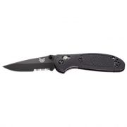 Benchmade Knives Mini Griptilian 556SBK-S30V CPM-S30V Stainless Black Serrated