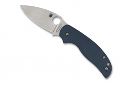 Spyderco Knives Sage 5 C123GPCBL Blue G10 SPY27 Stainless Steel Pocket Knife