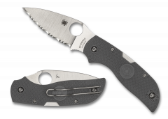 Spyderco Knives Chaparral C152SGY Gray FRN CTS-XHP Stainless Pocket Knife