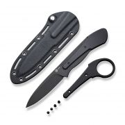 Civivi Knives Varius 22009D-1 Black G10 D2 Steel Fixed Blade Knife