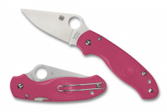 Spyderco Knives Para 3 Lightweight C223PPN Pink FRN CTS BD1N Steel Pocket Knife