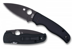 Spyderco Knives Shaman Black G-10 DLC CPM-S30V Stainless C229GPBK