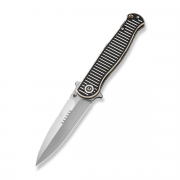 Civivi Knives RS71 C23025-1 Black White G10 Nitro-V Stainless Pocket Knife