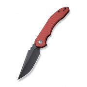 Civivi Knives Bluetick C23050-2 Burgundy G10 Black 14C28N Steel Pocket Knife