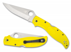 Spyderco Knives Stretch 2 XL Salt LW Lockback C258PYL Yellow FRN H2 Steel Knife