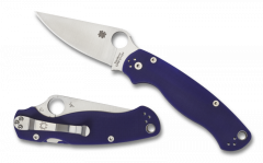 Spyderco Knives Para Millitary 2 Dark Blue G-10 S110V Stainless C81GPDBL2 Knife