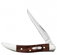 Case xx Knives Toothpick 64066 Smooth Maple Burl Wood Stainless Pocket Knife