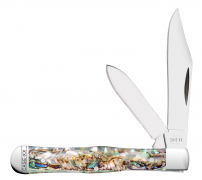 Case xx Knives Swell Center Jack 12024 Abalone Stainless Pocket Knife