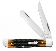 Case xx Knives Mini Trapper Kinfolks Molasses Bone 12771 Stainless Pocket Knife