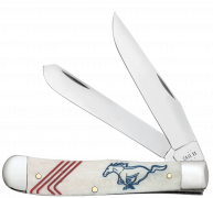 Case xx Knives Trapper Ford Mustang Natural Bone 14345 Stainless Pocket Knife