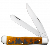 Case xx Knives Trapper U.S. Army Antique Bone 15063 Stainless Knife