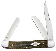 Case xx Knives Stockman 23471 Jigged Green Black Micarta Stainless Pocket Knife
