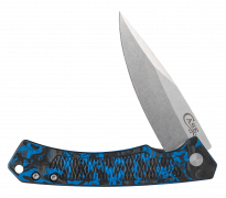 Case xx Knives Marilla Frame Lock 25895 Blue Carbon Fiber S35VN Pocket Knife