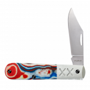 Case xx Knives Barlow XR Crossroads 53164 Red, White Blue Burl G-10 S35VN Knife