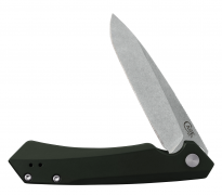 Case xx Knives Kinzua 64659 Frame Lock S35VN Steel Green Aluminum Pocket Knife