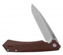 Case xx Knives Kinzua 64692 Frame Lock S35VN Steel Brown Aluminum Pocket Knife