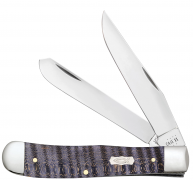 Case xx Knives Purple Curly Maple Ichthus Trapper 80540 Stainless Pocket Knife