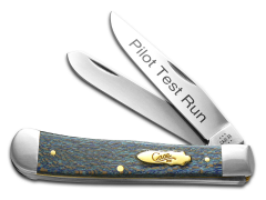Case xx Knives Trapper Pilot Run Blue Sycamore 93730 Stainless Knife