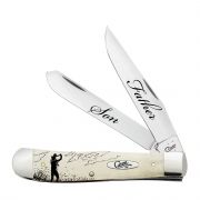 Case xx Trapper Father & Son Natural Bone Stainless Pocket Knife