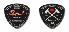 Spyderco Fire Dragon 2024 Firefighters First Responders Commemorative Coin