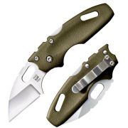 Cold Steel Knives Mini Tuff Lite 20MTGD 4034 Stainless Steel OD Green Griv-Ex