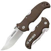 Cold Steel Knives Bush Ranger Lockback 31A CPM S35VN Stainless Brown G10