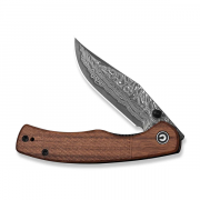 Civivi Knives Clingman Liner Lock C23065B-DS1 Guibourtia Wood Damascus Knife