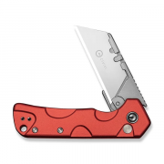 Civivi Knives Pulsara Utility Button Lock C24041F-2 Red Aluminum Knife