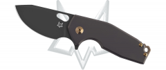 Fox Knives Suru Frame Lock FX-526TIBB PVD Titanium Black M390 Steel Pocket Knife