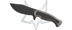 Fox Knives Eastwood Tiger Fixed Blade FX-106TICF Titanium Carbon PVD Elmax Knife