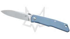 Fox Knives 525 Frame Lock FX-525 TI BL N690Co Stainless Blue Titanium