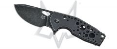 Fox Knives Suru Frame Lock FX-526 ALB N690Co Stainless Black Aluminum