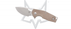 Fox Knives Suru FX-526LI-MNA Natural Micarta Satin M398 Stainless Pocket Knife