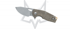 Fox Knives Suru FX-526LI-MOD Micarta Stonewashed M398 Stainless Pocket Knife