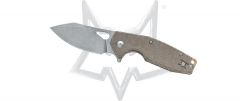 Fox Knives Yaru FX-527LI-MOD Liner Lock OD Green Micarta M398 Steel Pocket Knife