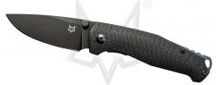 Fox Knives Tur Liner Lock FX-528 B Black Elmax Stainless Carbon Fiber