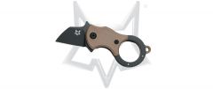 Fox Knives Mini-Ta Liner Lock FX-536CBB Coyote Brown Stainless Pocket Knife