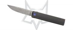 Fox Knives Chnops FX-543DBL Damasteel Stonewashed Titanium Violet Pocket Knife