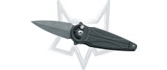 Fox Knives Saturn FX-551ALG Pocket Knife Gray Aluminum N690Co Stainless Steel