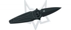Fox Knives Left-hand Saturn FX-551SXALB Stainless Black Aluminum Pocket Knife