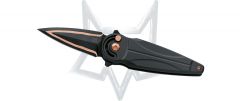 Fox Knives Saturn FX-551TICOP Carbon Steel/Copper Black Titanium Pocket Knife