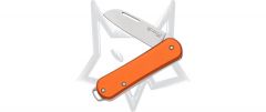 Fox Knives Vulpis Orange Aluminum N690Co Stainless Pocket Knife FX-VP108 OR