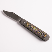 Jack Wolf Knives Little Bro Jack LILBR-01-CC-FLO CamoCarbon S90V Pocket Knife
