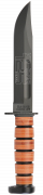 Ka-Bar Dog's Head Utility 125th Anniversary 9228  Cro-Van Brown Leather Knife
