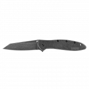 Kershaw Knives Leek Liner Lock Blackwash 410 Steel Sandvik 1660RBW