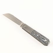 Jack Wolf Knives Midnight Jack MIDNI-02-FC-WS Carbon Titanium S90V Pocket Knife